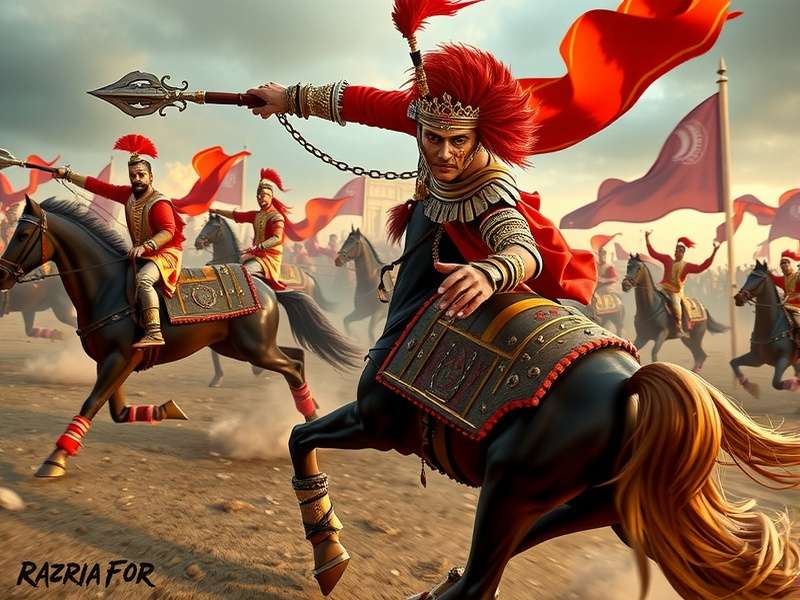 Maratha Mace Dominator Battle Scene